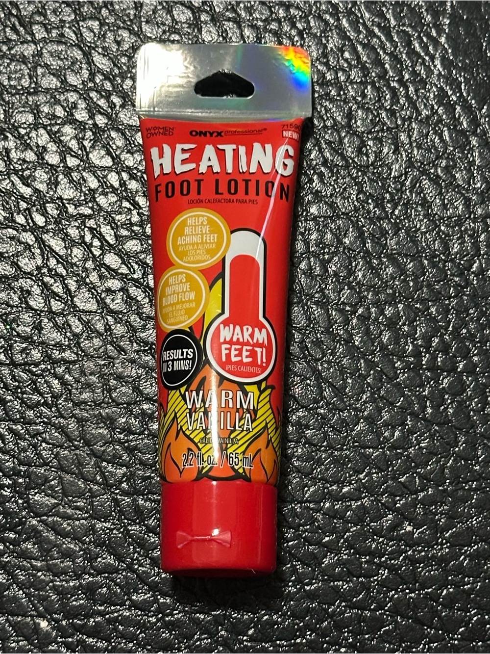 Onyx Professional Heating Foot Lotion – Warm Vanilla | 2.2 fl oz